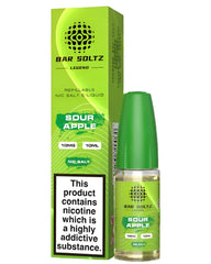Sour Apple Nic Salt E-Liquid by Bar Soltz Legend