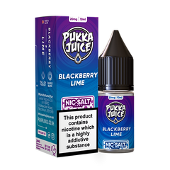 Blackberry Lime Nic Salt E-Liquid by Pukka Juice