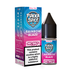 Rainbow Blaze Nic Salt E-Liquid by Pukka Juice