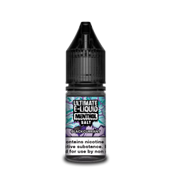 Menthol Blackcurrant Nic Salt E-liquid by Ultimate Juice