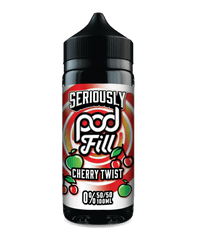 Cherry Twist 100ml Shortfill E-Liquid by Seriously Pod Fill
