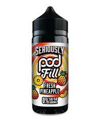 Fresh Pineapple 100ml Shortfill E-Liquid by Seriously Pod Fill