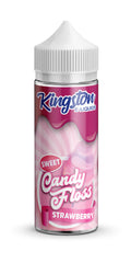 Sweet Strawberry 100ml Shortfill E-Liquid by Kingston Candy Floss