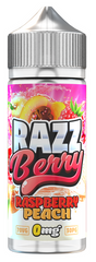 Raspberry Peach 100ml Shortfill E-Liquid by Razz Berry