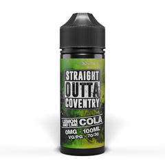 Lemon and Lime Cola 100ml Shortfill E-Liquid by Straight outta Coventry