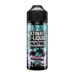 Menthol Blackcurrant 100ml Shortfill E-liquid by Ultimate Juice