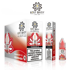 Strawberry Ice Nic Salt E-Liquid by Lost Daisy