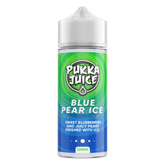Blue Pear Ice 100ml Shortfill E-Liquid by Pukka Juice