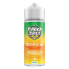 Tropical 100ml Shortfill E-Liquid by Pukka Juice