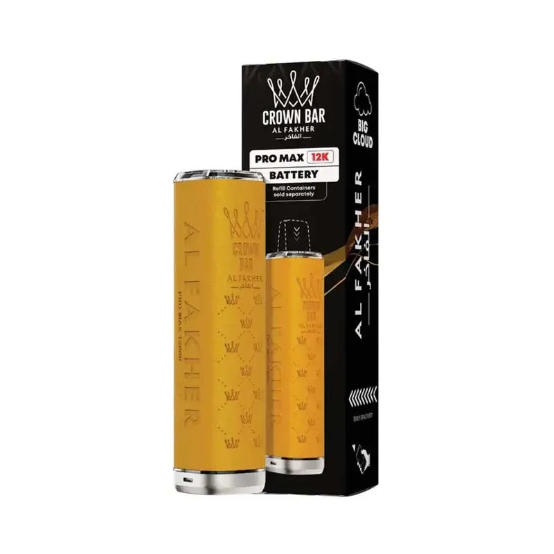 Al Fakher Crown Bar Pro Max 12K Prefilled Pod Kit - yellow