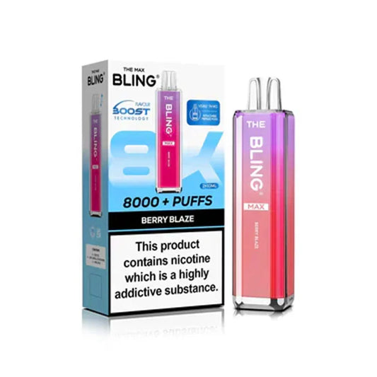The Bling Max 8000 Prefilled Pod Kit - Berry Blaze