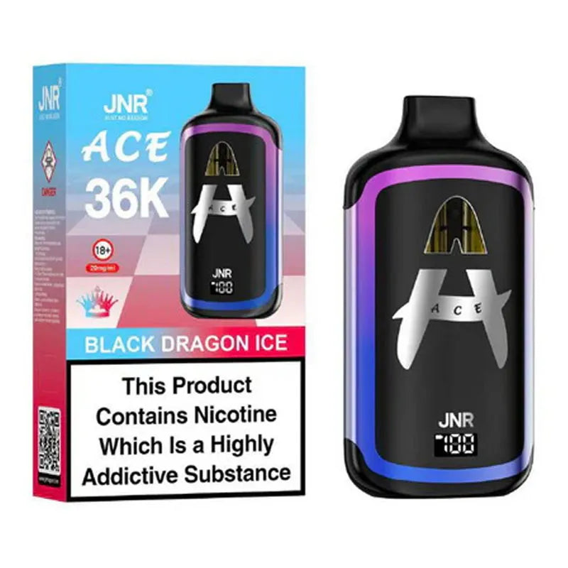 JNR ACE 36K Prefilled Pod Kit - Black Dragon Ice