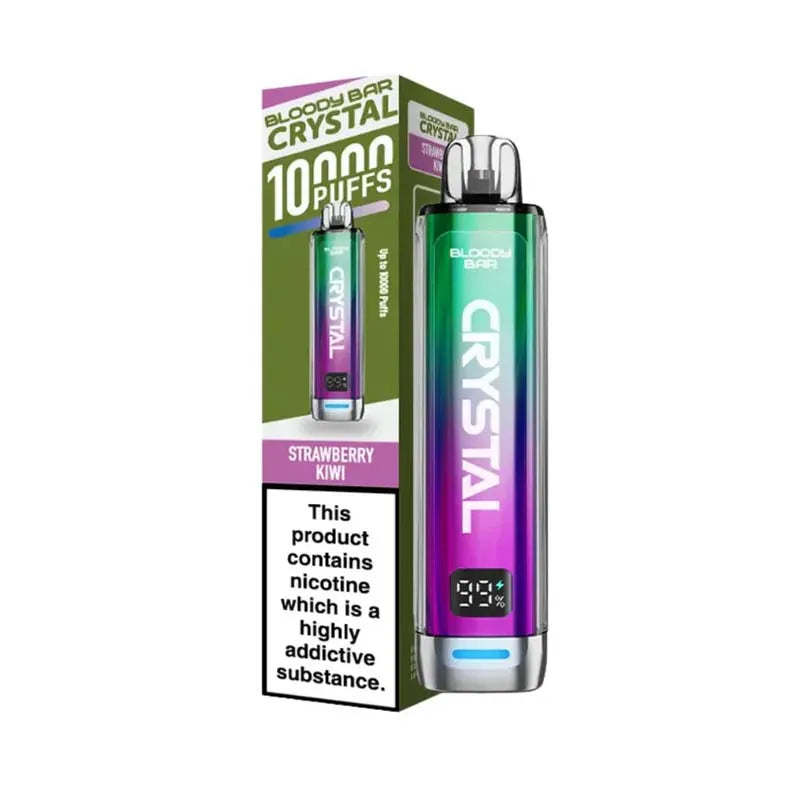 Bloody Bar Crystal 10K Prefilled Pod Kit - Strawberry Kiwi