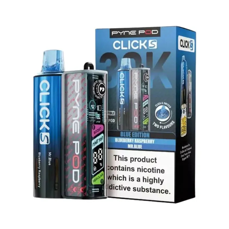 Pyne Pod Click S 30K Prefilled Pod Kit - Blue Edition