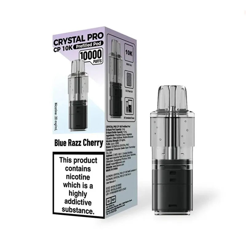 Blue Razz Cherry Crystal Pro CP 10K Prefilled Pod