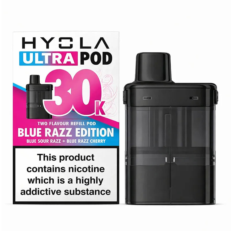 Blue Razz Edition Hyola Ultra 30K Prefilled Pod