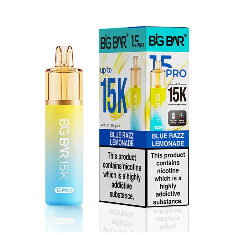 Big Bar 15K Pro Prefilled Pod Kit - Blue Razz Lemonade
