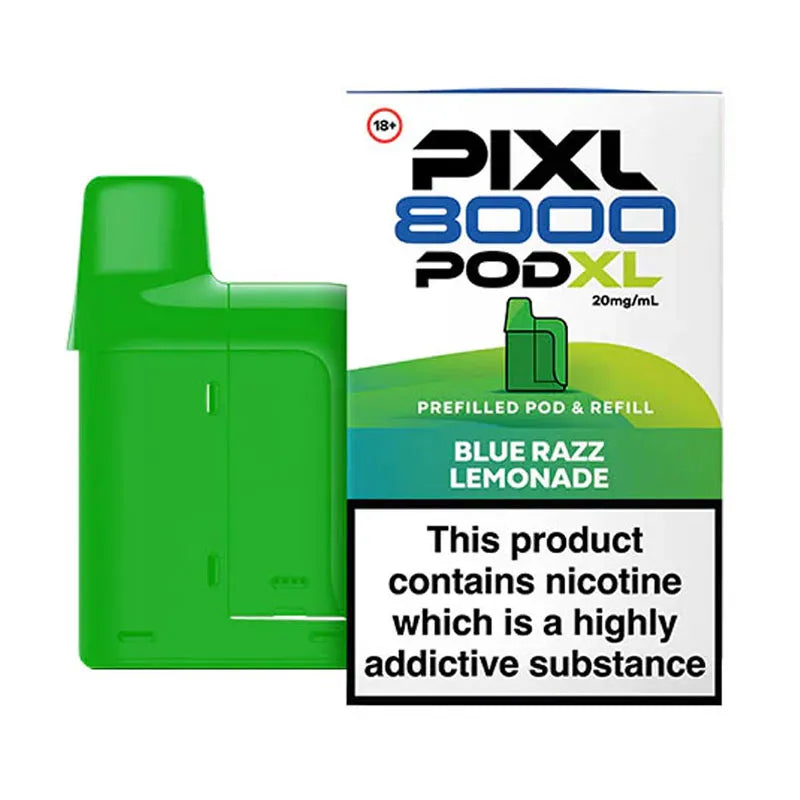 Blue Razz Lemonade Pixl 8000 Prefilled Pod