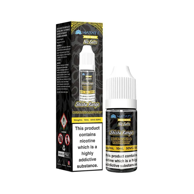 Blue Slush & Raspberry Nic Salt E-Liquid by Hayati Shisha Range