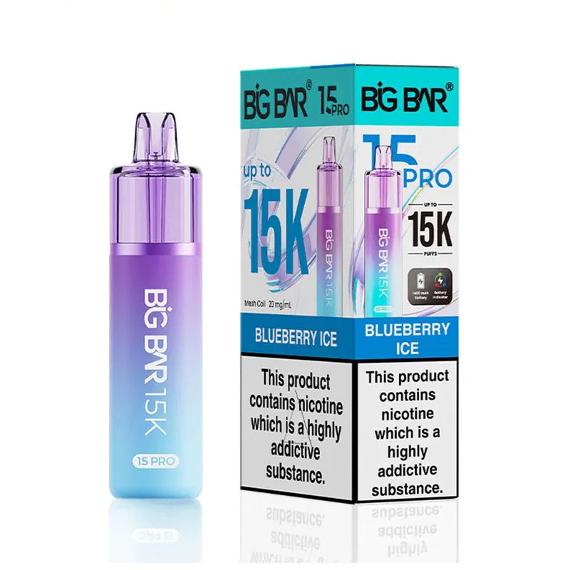 Big Bar 15K Pro Prefilled Pod Kit - Blueberry Ice