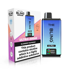 The Bling Ultra Plus 30K Prefilled Pod Kit - Blueberry Raspberry