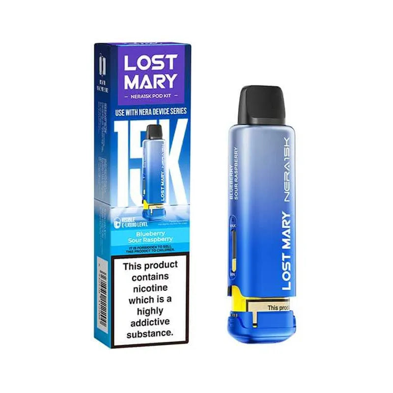 Blueberry Sour Raspberry Lost Mary Nera 15K Prefilled Pod