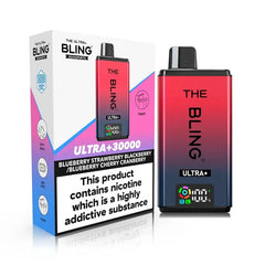 The Bling Ultra Plus 30K Prefilled Pod Kit - Blueberry Strawberry Blackberry