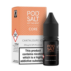 Cantaloupe Ice Nic Salt E-Liquid by Pod Salt Core