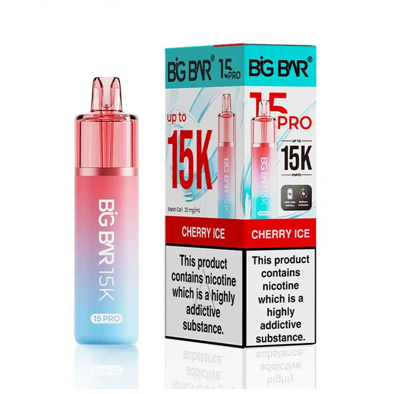 Big Bar 15K Pro Prefilled Pod Kit - Cherry Ice