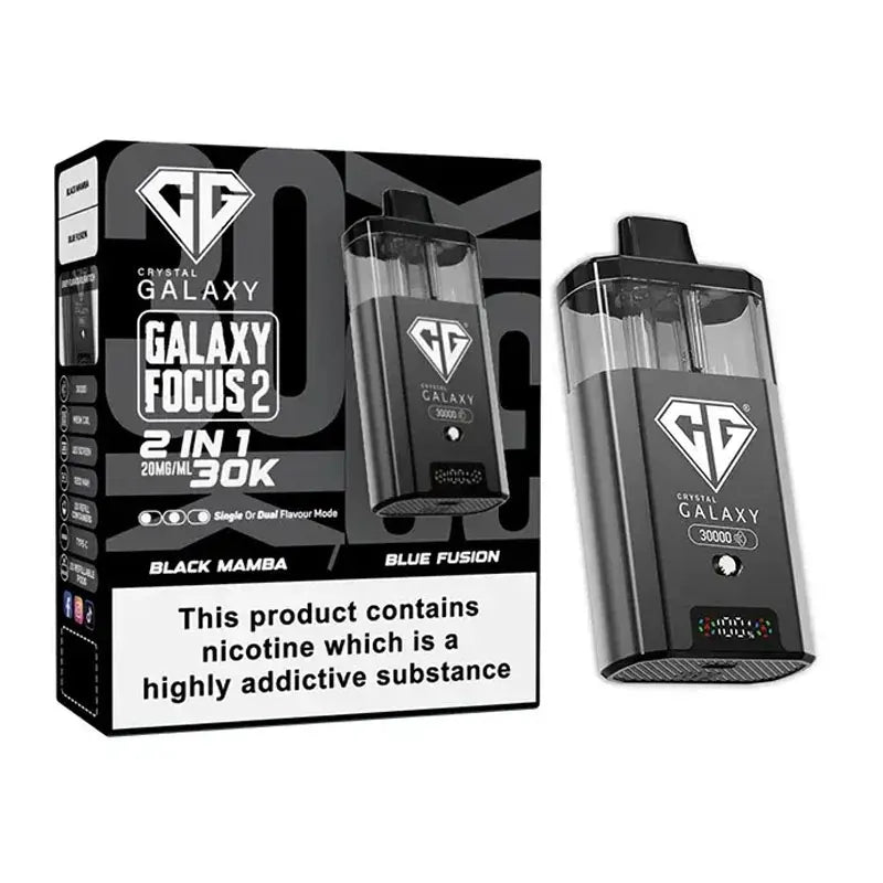 Crystal Galaxy Focus 2 30K Prefilled Pod Kit - Black Mamba