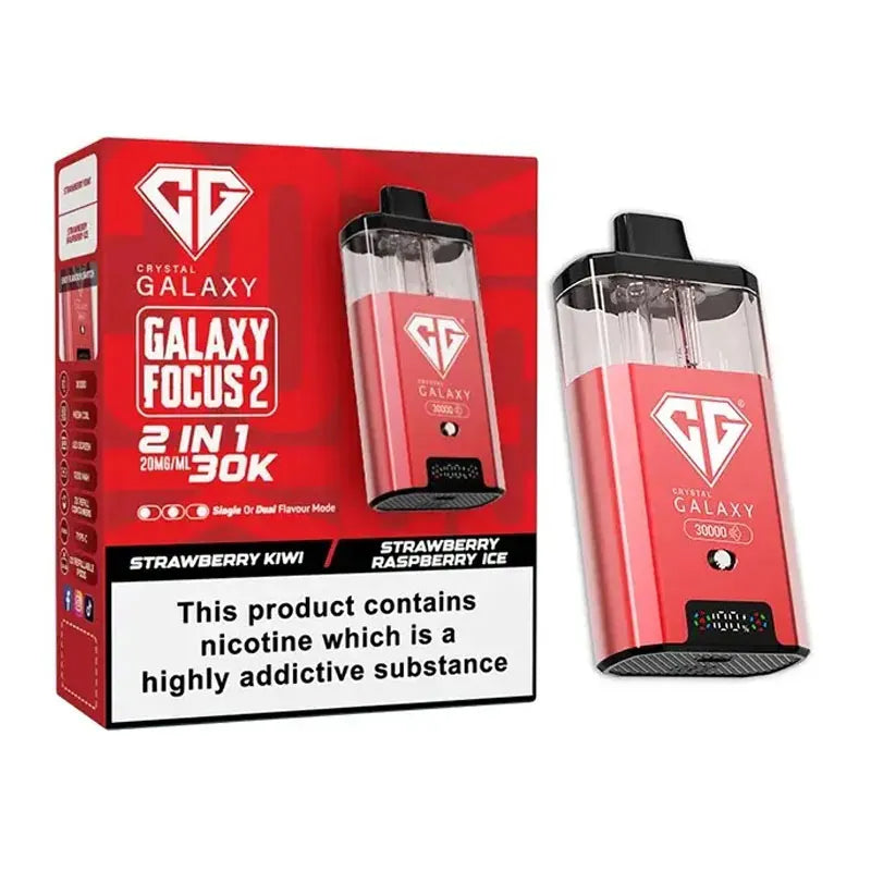 Crystal Galaxy Focus 2 30K Prefilled Pod Kit - Strawberry Kiwi