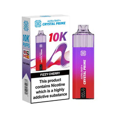 Crystal Prime Aura Bar 10K Prefilled Pod Kit - Fizzy Cherry