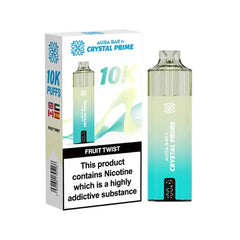 Crystal Prime Aura Bar 10K Prefilled Pod Kit - Fruit Twist