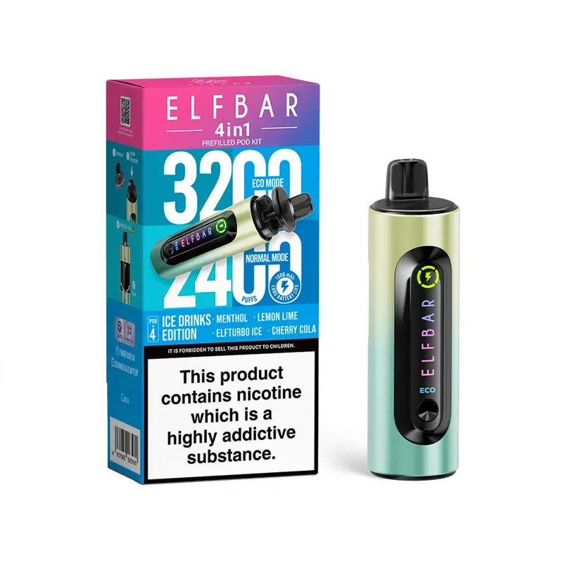 Elf Bar 4 in 1 Prefilled Pod Kit - Drink Edition