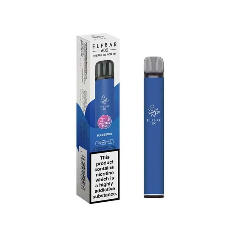 Elf Bar 600 Prefilled Pod Vape Kit - Blueberry