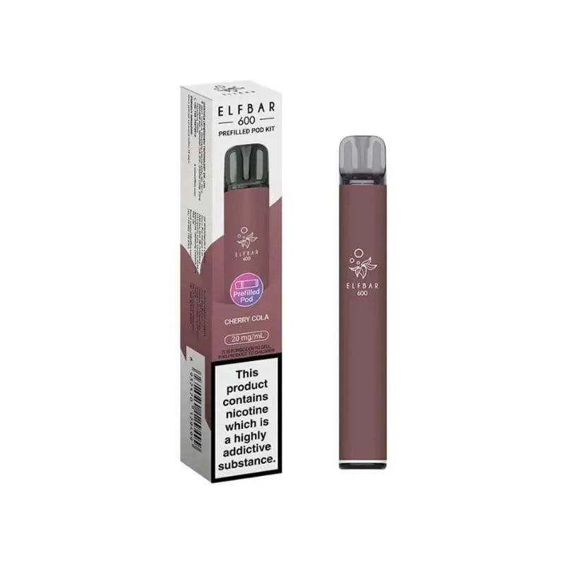 Elf Bar 600 Prefilled Pod Vape Kit - Cherry Cola