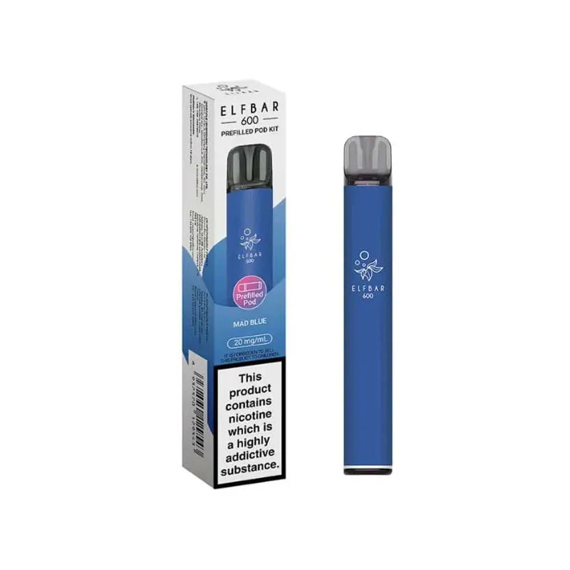Elf Bar 600 Prefilled Pod Vape Kit - Mad Blue