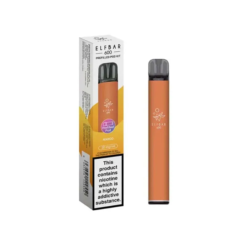 Elf Bar 600 Prefilled Pod Vape Kit - Mango
