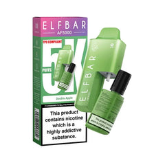 elf bar af5000 prefilled pod vape kit - double-apple