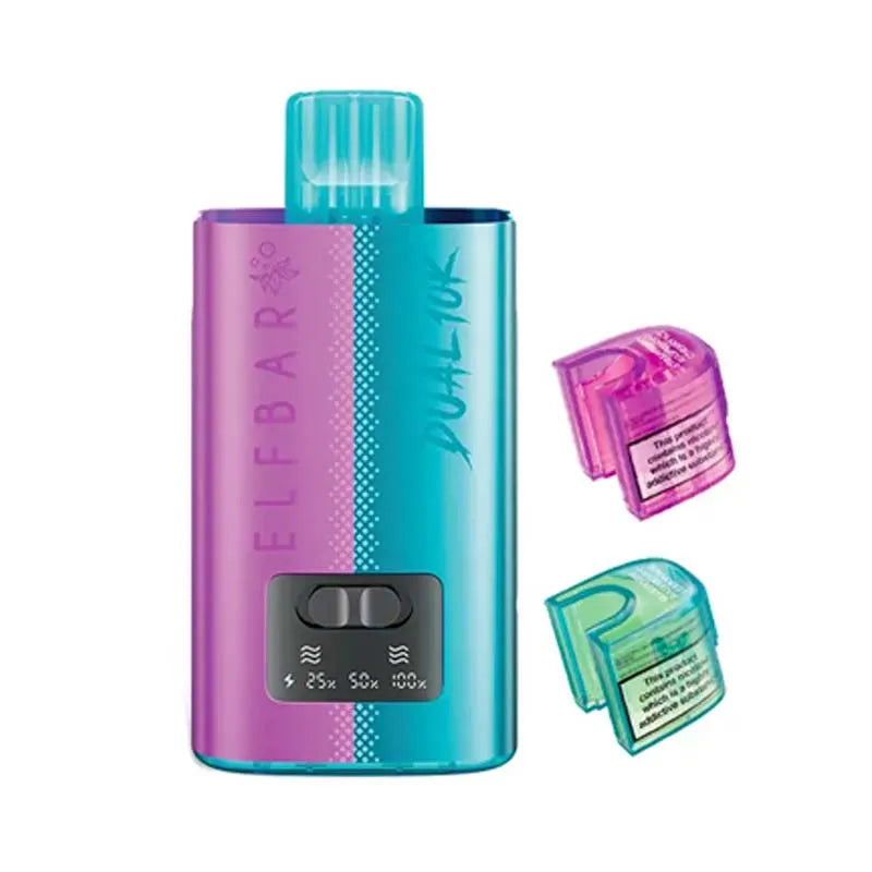 Elf Bar Dual 10K Prefilled Pod Vape Kit - Purple Edition