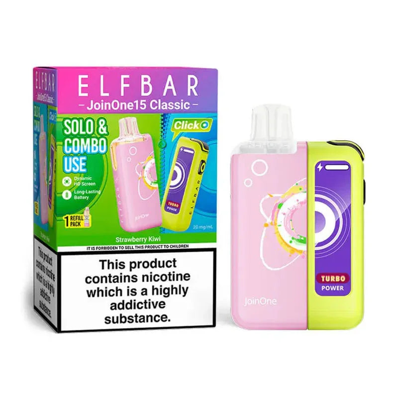 Elf Bar JoinOne 15 Classic Prefilled Pod Kit - Strawberry Kiwi
