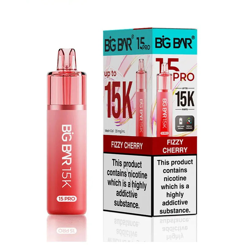 Big Bar 15K Pro Prefilled Pod Kit - Fizzy Cherry
