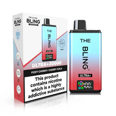The Bling Ultra Plus 30K Prefilled Pod Kit - Fizzy Cherry
