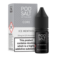 Ice Menthol Nic Salt E-Liquid by Pod Salt Core