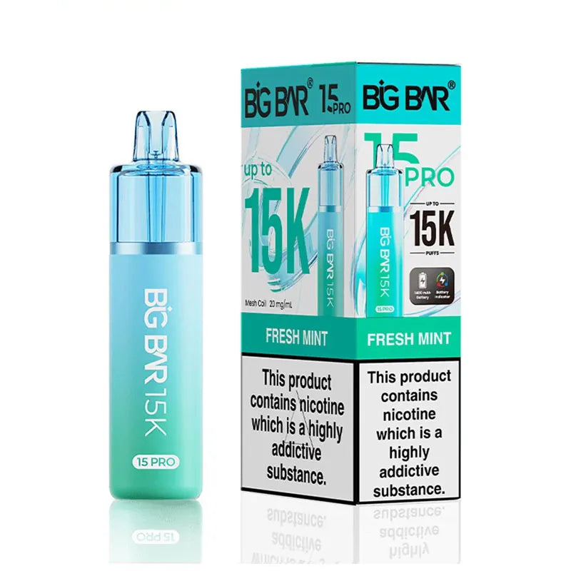 Big Bar 15K Pro Prefilled Pod Kit - Fresh Mint