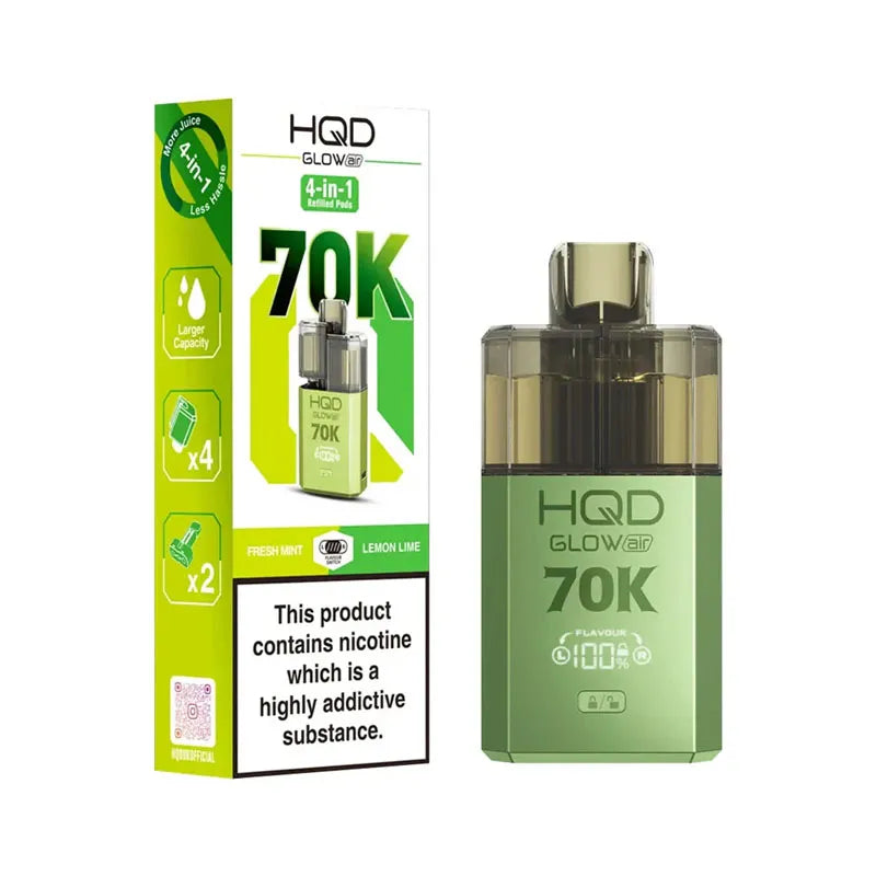 HQD Glow Air 70K Prefilled Pod Kit - Fresh Mint