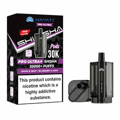Grape Mint / Blueberry Mint Hayati Pro Ultra Plus Shisha 30K Prefilled Pod