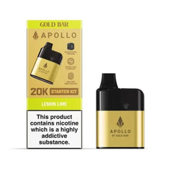 Gold Bar Apollo 20K Prefilled Pod Kit - Lemon Lime