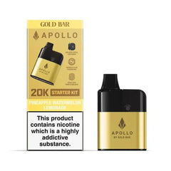 Gold Bar Apollo 20K Prefilled Pod Kit - Pineapple Watermelon Lemonade