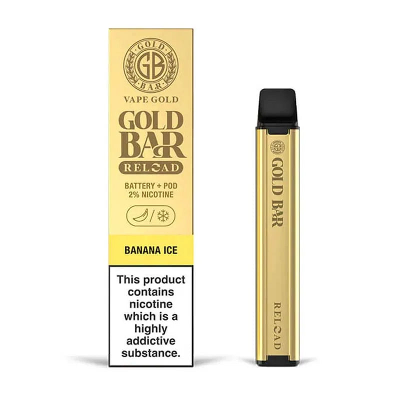Gold Bar Reload Prefilled Pod Vape Kit - Banana Ice
